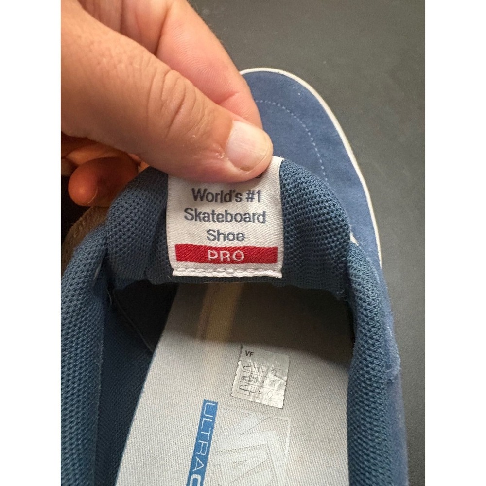 Vans Kyle Walker Pro Navy Blue Suede Skateboard Shoes Mens 7 UltraCush Wafflecup - Picture 6 of 8